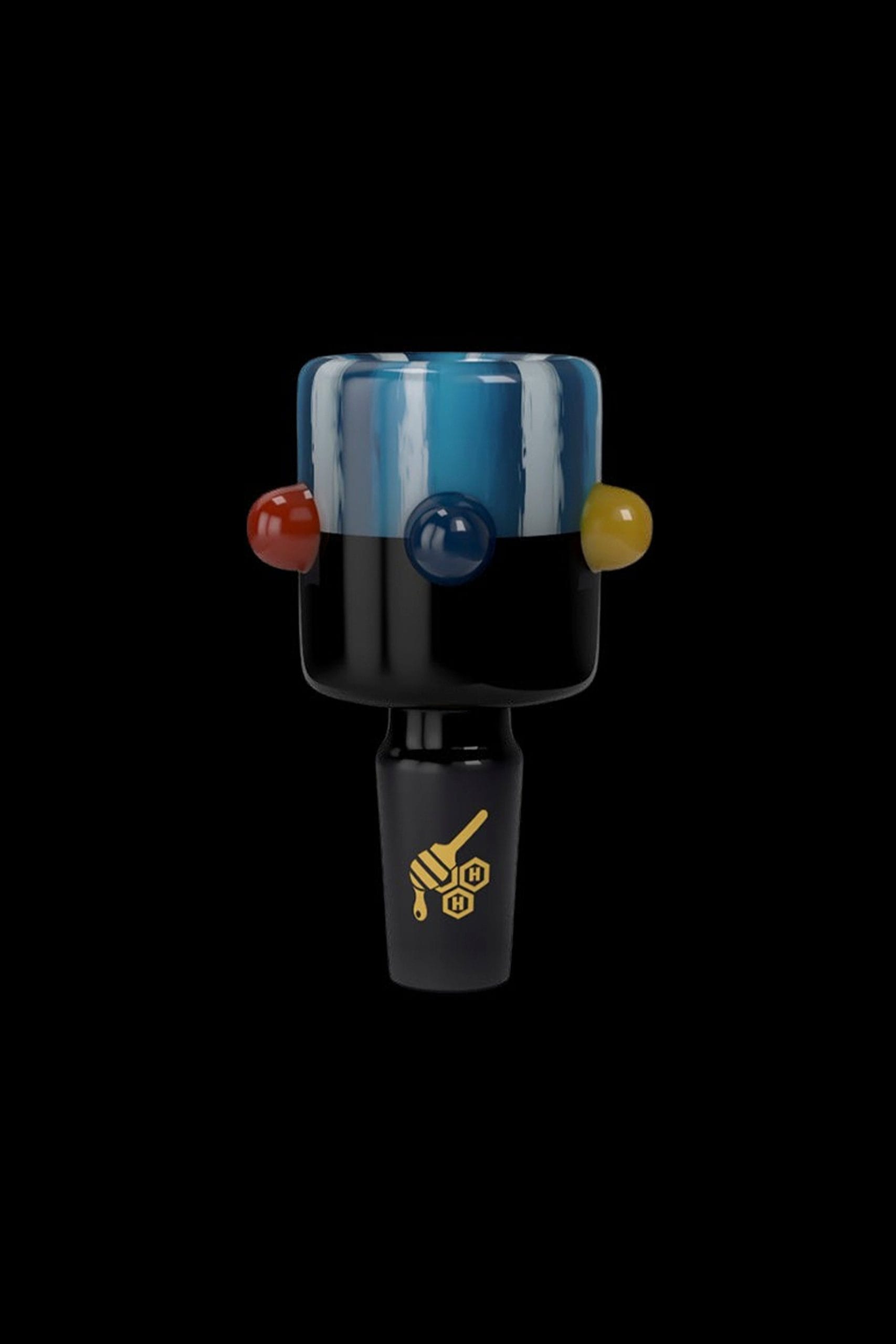 p yellow blue brown candy flame head bong bowl d595dc6f 5df0 403e a388 ca44ecfa16f2 scaled