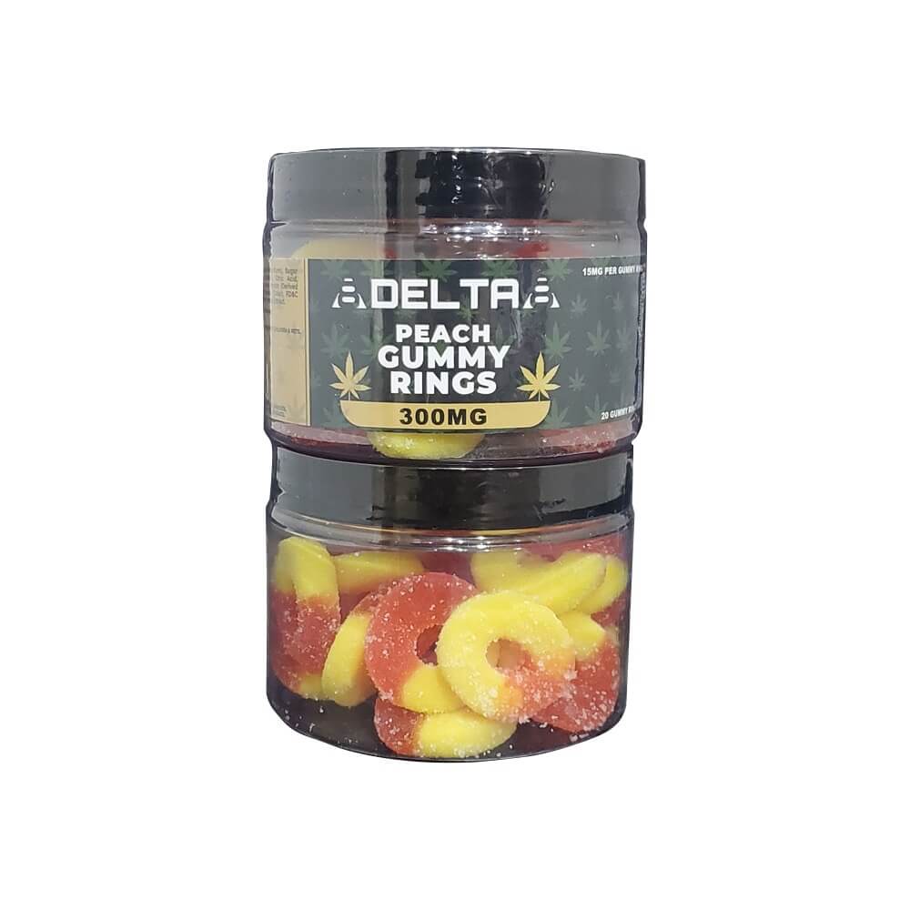 products 8Delta8 Delta 8 THC Gummies Peach Rings 300mg buy online for sale 1