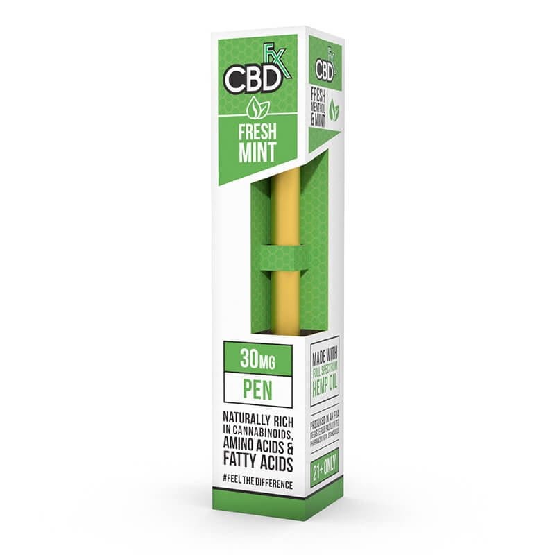 products CBDfx CBD Pen Disposable Fresh Mint 1