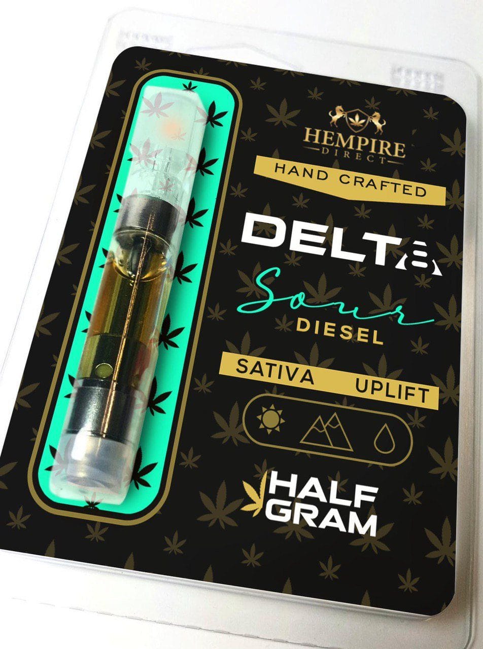 products HempireDirectDelta8VapeCartridge SourDieselHalfGram