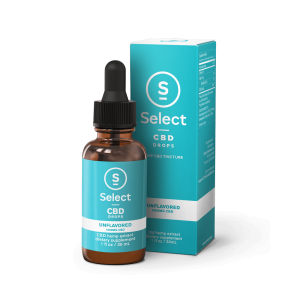 Select CBD Oil Drops Unflavored 1000mg