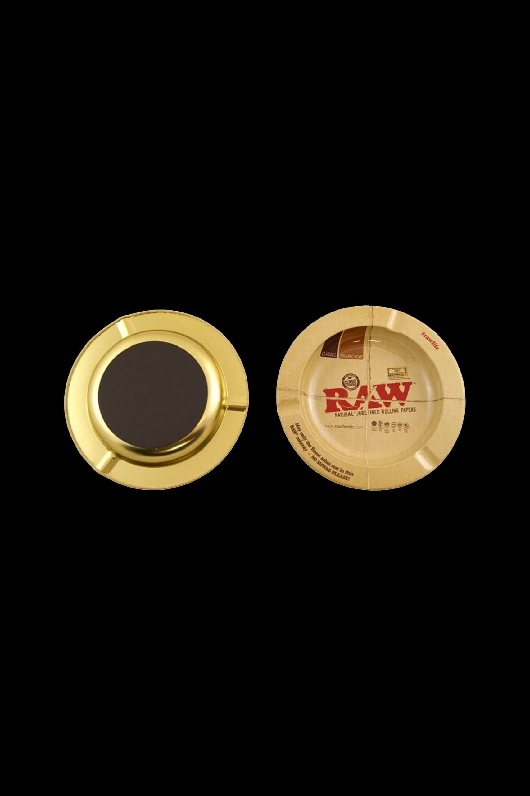 raw metal ashtray with magnetic bottom 10 ashtrays scaled