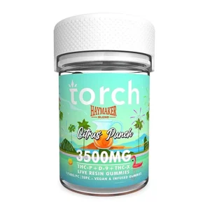 Citrus Punch Torch Haymaker Blend Live Resin Gummies 3500mg
