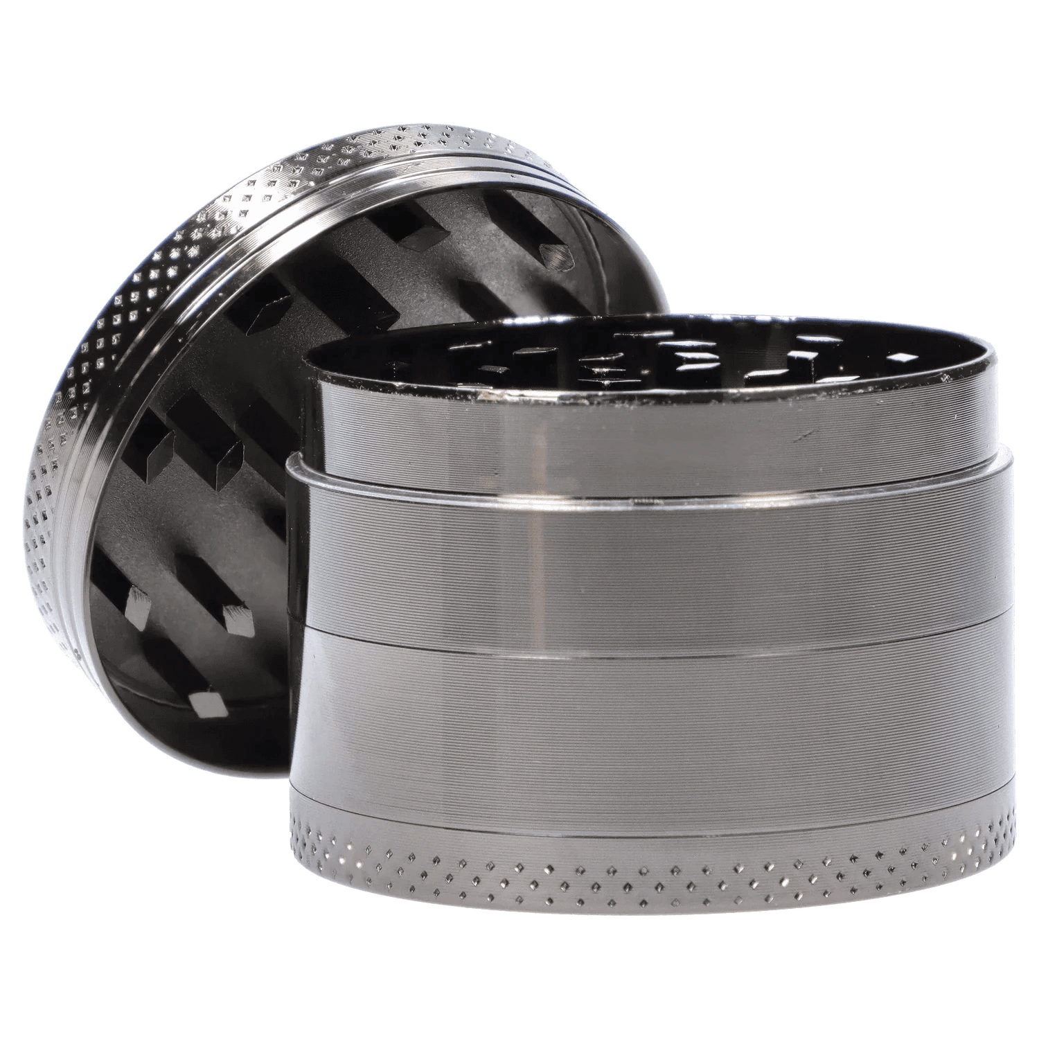 valiant distribution metallic valiant silver 3 stage grinder 52mm 1175046134