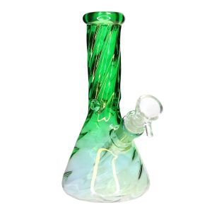 DHC Twisted Beaker Bong - 8 in. - Green