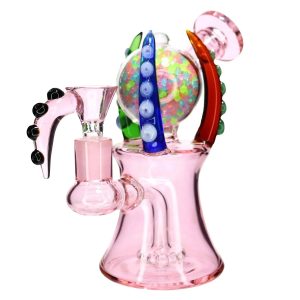 DHC Monster Glass Bong - 7 in. - Pink
