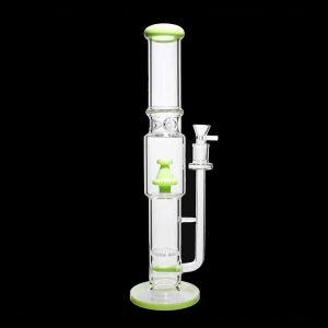 DHC Straight Tube with Stacked Percs Bong - 17 in.