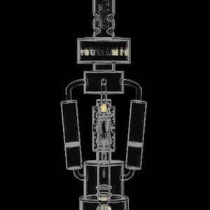 Tsunami Triple Honeycomb Water Pipe