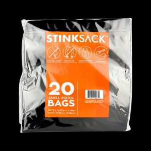 Black Stink Sack Smell Proof Bags - 20 Pack