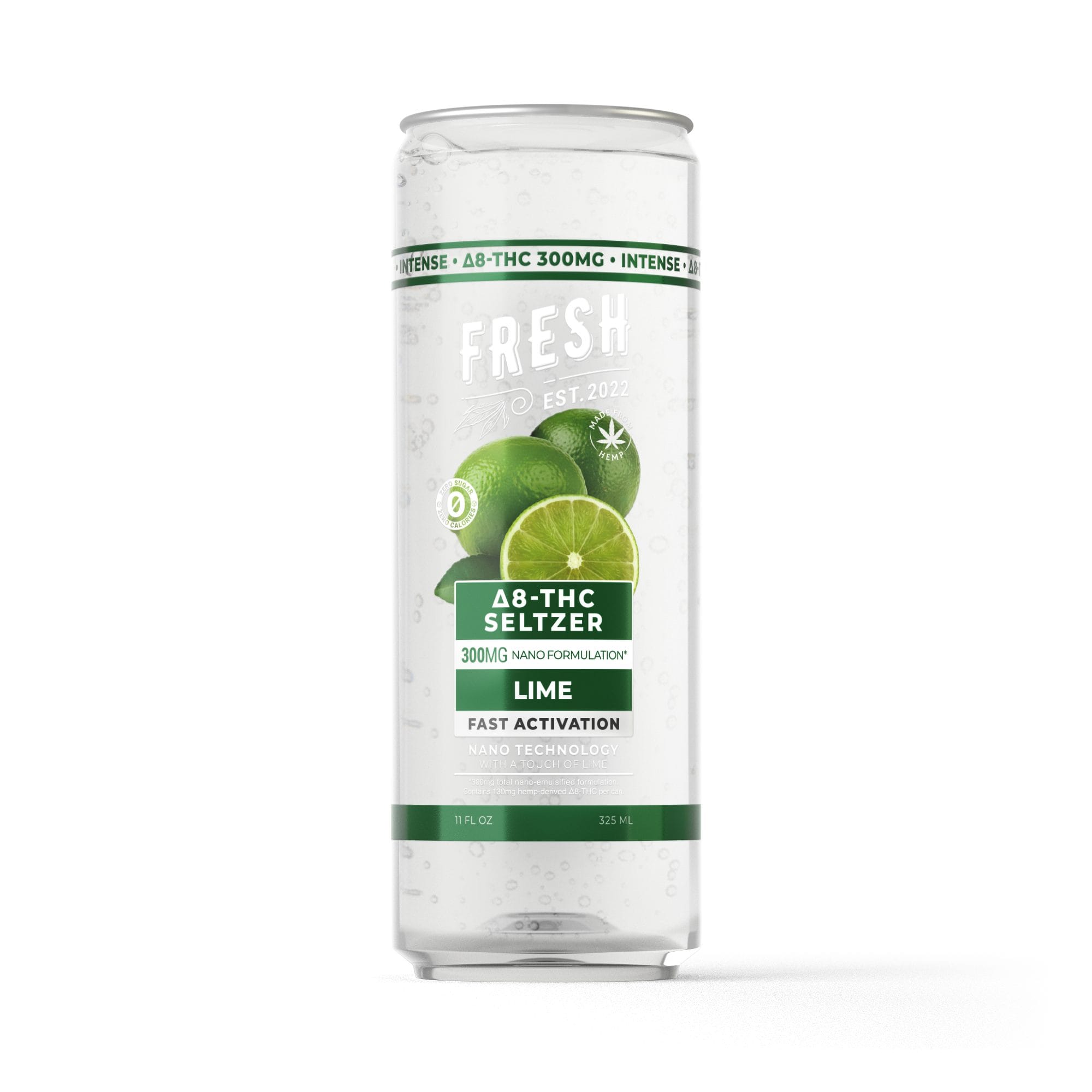 300mg lime thc seltzer d8 nano fresh 0