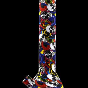 Cloud 8 Artistic Paint Silicone Beaker Bong