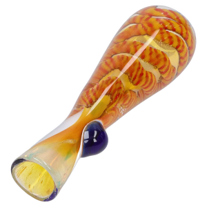 DHC Piped and Fumed One Hitter - 3 in. - Orange