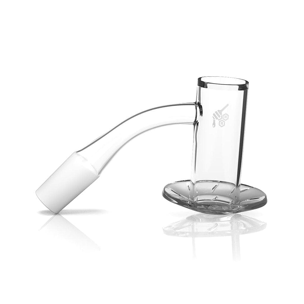 Honeybee Herb Beehive Quartz Banger - 45° Degree | Yl - Male / 18mm
