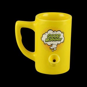 Roast & Toast Smokable Wake & Bake Ceramic Mug Pipe