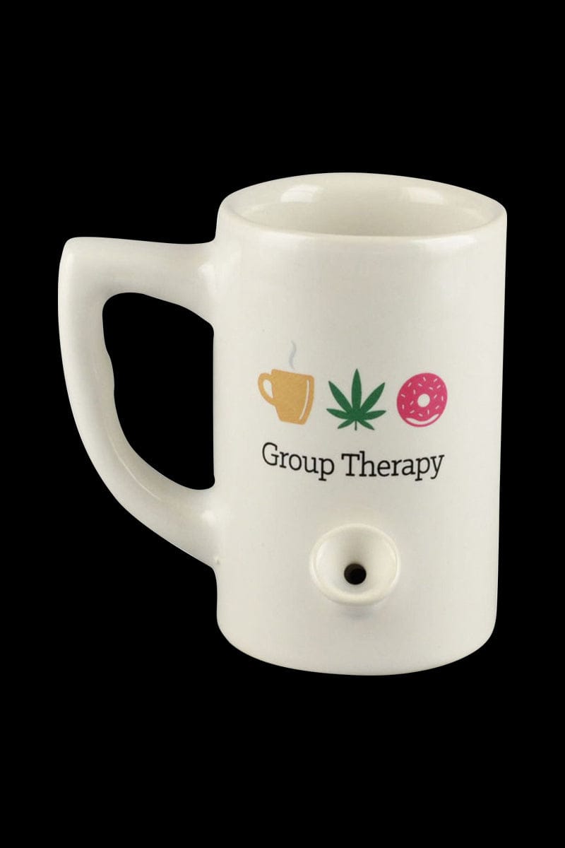 Roast & Toast Smokable Wake & Bake Ceramic Mug Pipe