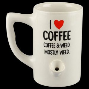 Roast & Toast Smokable Wake & Bake Ceramic Mug Pipe