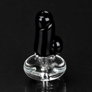 Empire Glassworks Black Phallus Puffco Peak Carb Cap
