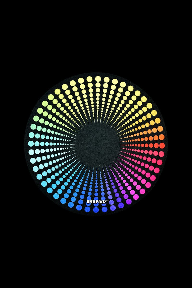 DabPadz Fabric Top Rubber Dab Mat - Disco Dots