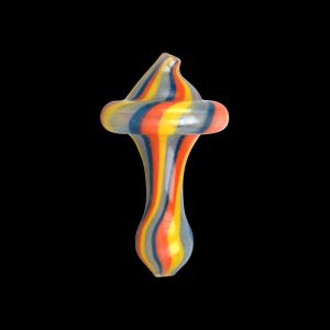 Rainbow Glass Elongated Nipple Carb Cap