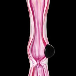 Fumed Glass Taster Bat with Accent Marble