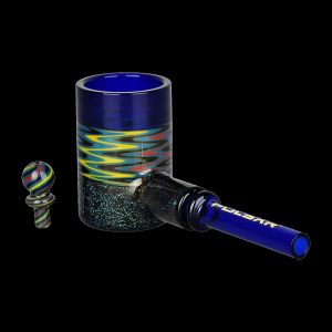 Pulsar Funky Fireflies Hand Pipe for Puffco Proxy with Carb Cap