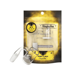 Honey & Milk Quartz Banger - 90° | Yellow Line