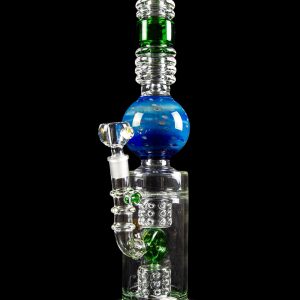 Tsunami Tall Swiss Donut Orb Perc Water Pipe