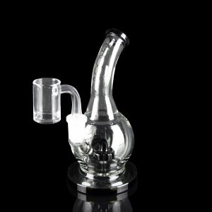 Groove Round Bubbler Water Pipe