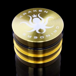 Kraken Grinders - Easy Grip Tiers 2.5 inches 4-parts or 2.2 inches 4-Piece Grinder
