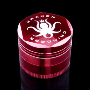 Kraken Grinders - 2.5"" Hex Ridge 4-Piece Grinder with Pollen Screen