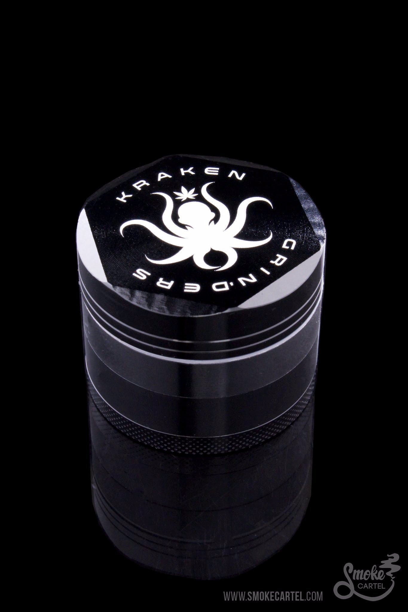 Kraken Grinders - 2.5"" Hex Ridge 4-Piece Grinder with Pollen Screen