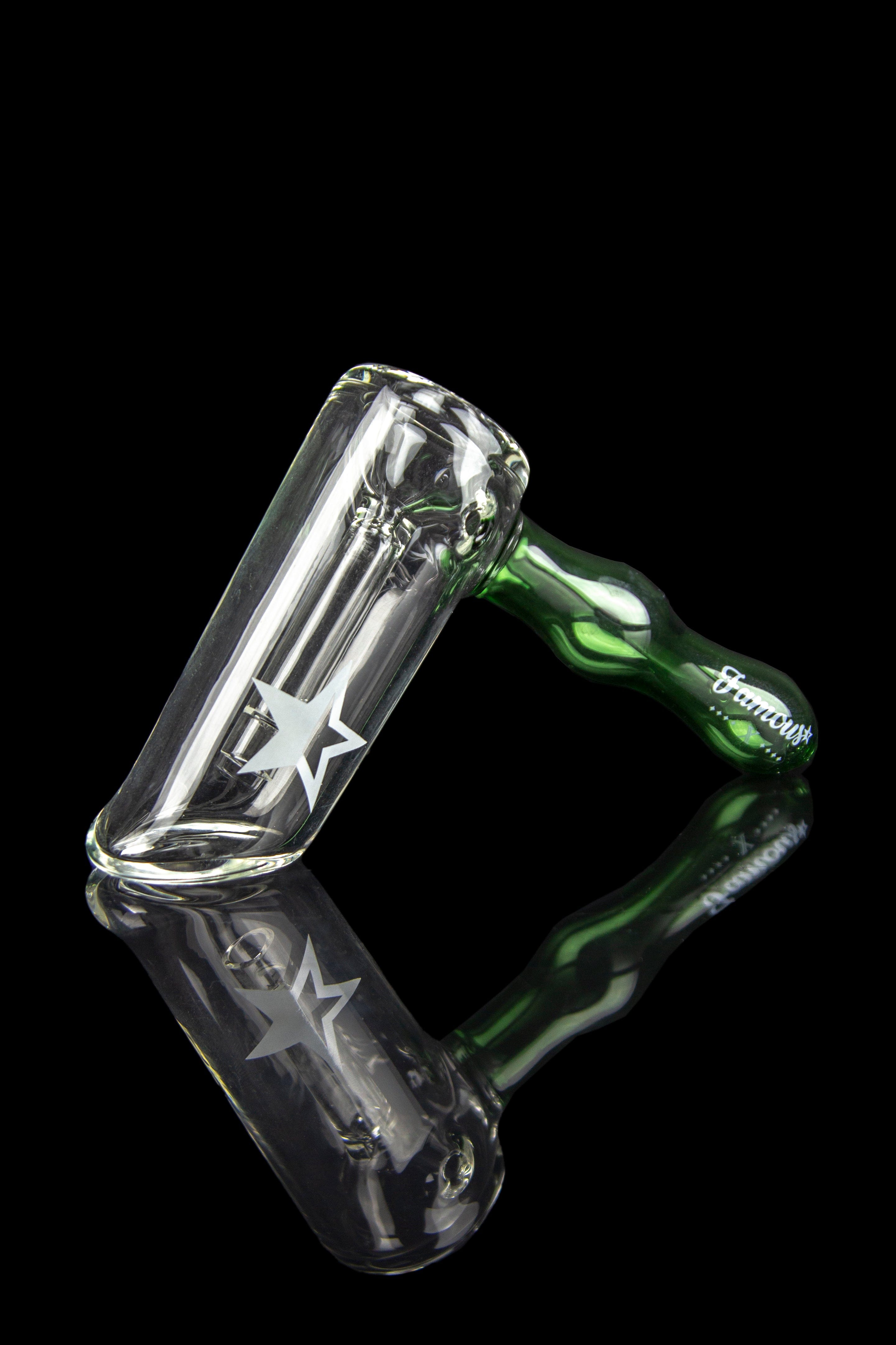 Famous X Straight Hammer Bubbler Pipe