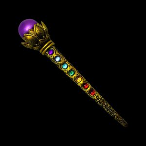 Magic Wand with Chakra Stones