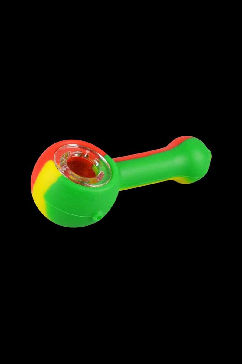 NoGoo Silicone Spoon Hand Pipe 4.25 Rasta 1 5593288b f1ce 47a8 99fc e4fa57c7065d