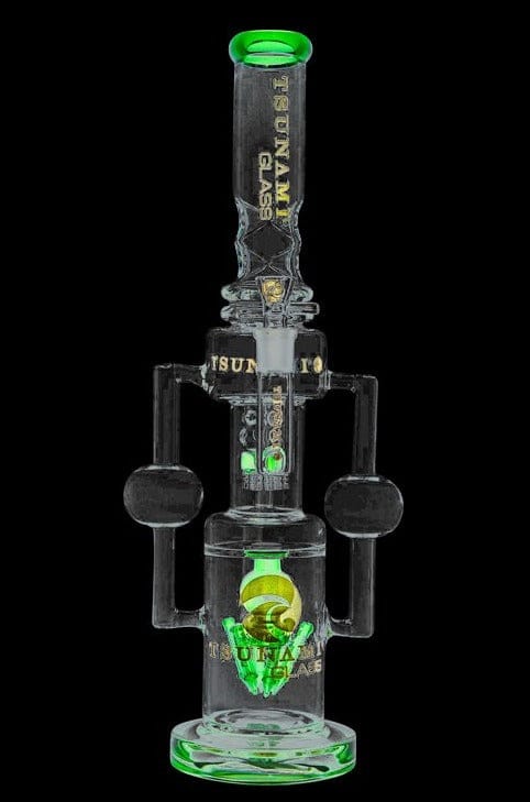 Large Three Percolator Water Pipe