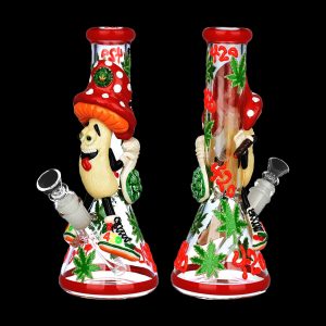Stoney Shroom Bro 3D Painted Water Pipe