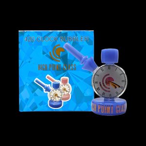 High Point Glass 420 Clock Water Pipe