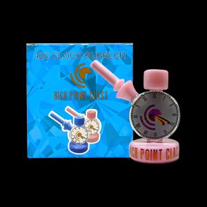 High Point Glass 420 Clock Water Pipe