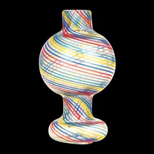 Pin Striped Glass Ball Carb Cap