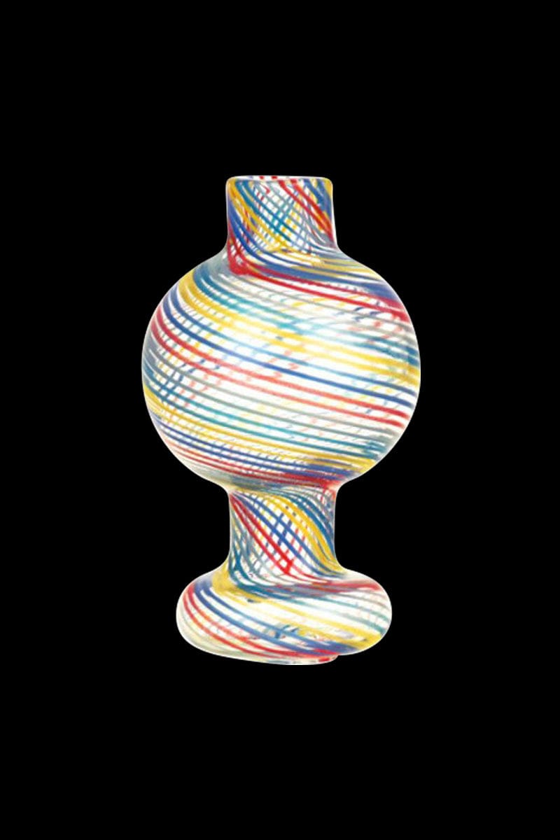 Pin Striped Glass Ball Carb Cap