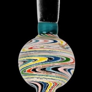 Multi-color Zig Zag Pattern Carb Cap