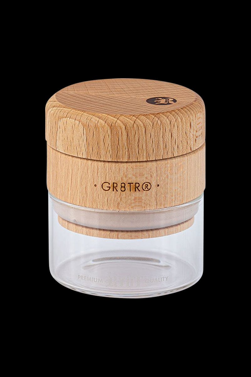 Kannastor Wood GR8TR Grinder with Jar Body