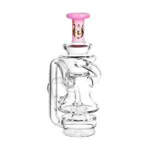 Pulsar Puffco Peak/Pro Recycler Attachment #3 -5.75"/Clrs Vry - Pink