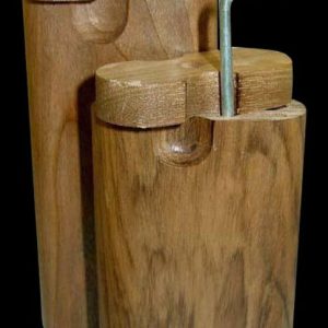 Walnut Smoke Stopper w/Poker
