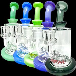 AFM Glass Milky Circle Showerhead Glass Water Pipe