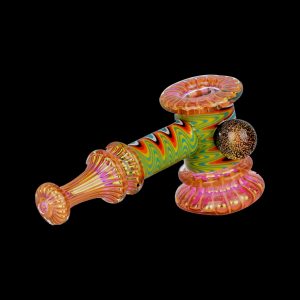 Pulsar Gold Fumed Wig Wag Bubbler