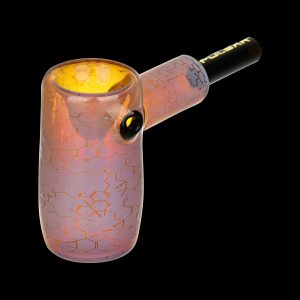 Pulsar Inside Print Glass Mini Hammer Bubbler - THC Blueprint