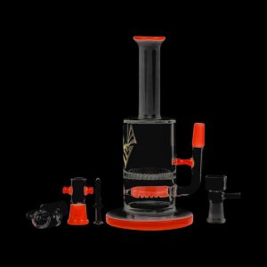 Evolution Squall Glass Hybrid Double Perc Dab Rig