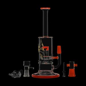 Evolution Super Cell Straight Hybrid Dab Rig with Tire Perc