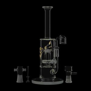 Evolution Super Cell Straight Hybrid Dab Rig with Tire Perc